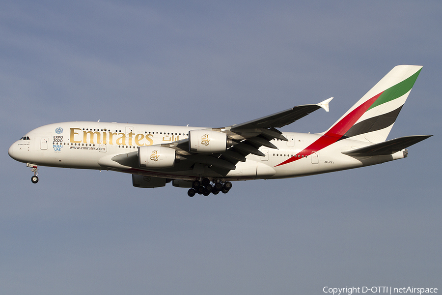 Emirates Airbus A380-861 (A6-EEJ) | Photo 473976