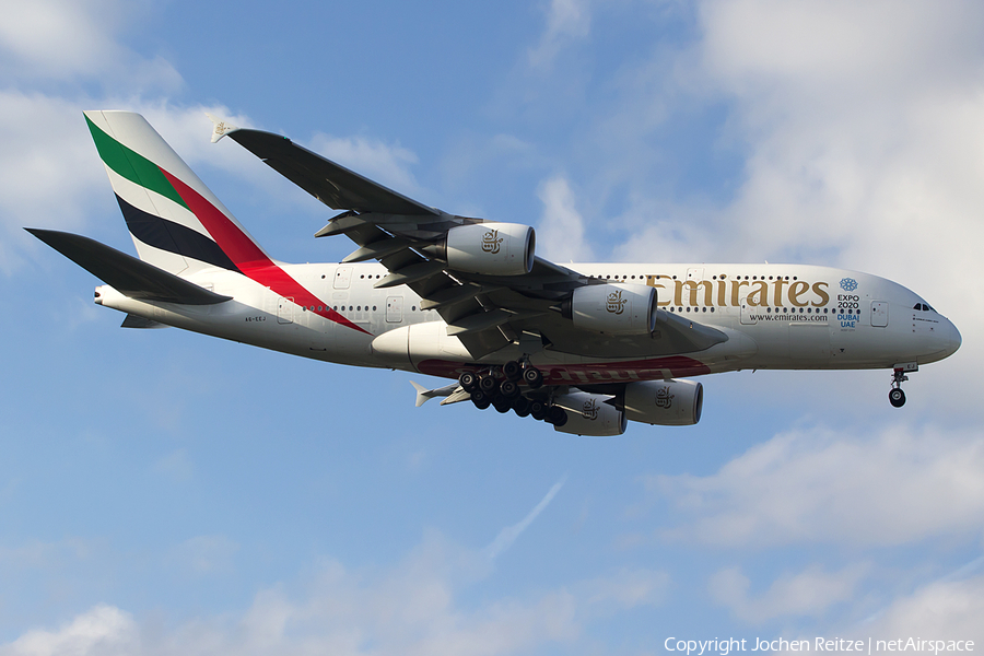 Emirates Airbus A380-861 (A6-EEJ) | Photo 50265