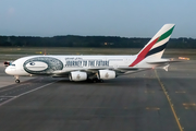 Emirates Airbus A380-861 (A6-EEJ) at  Milan - Malpensa, Italy