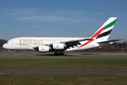 Emirates Airbus A380-861 (A6-EEK) at  Hamburg - Fuhlsbuettel (Helmut Schmidt), Germany
