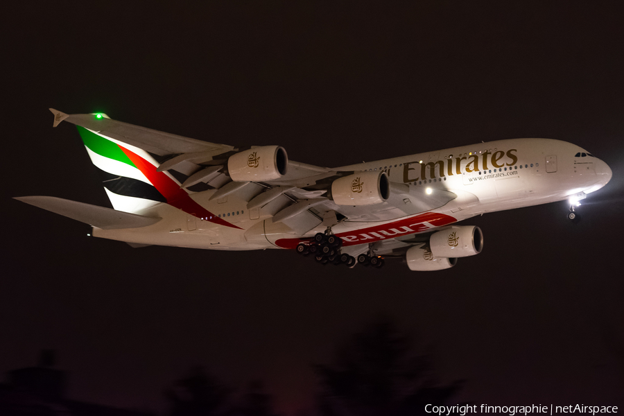 Emirates Airbus A380-861 (A6-EEN) | Photo 538498