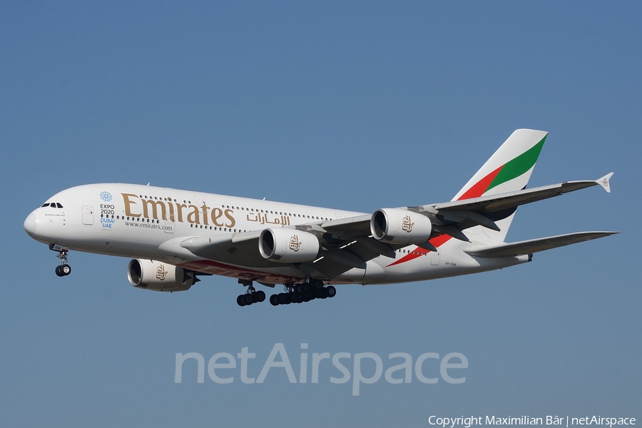 Emirates Airbus A380-861 (A6-EEN) | Photo 125752