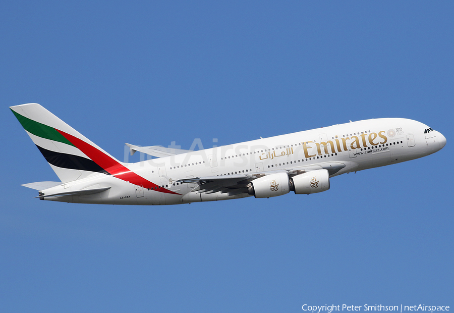 Emirates Airbus A380-861 (A6-EEN) | Photo 247816