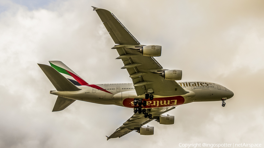 Emirates Airbus A380-861 (A6-EEO) | Photo 330080