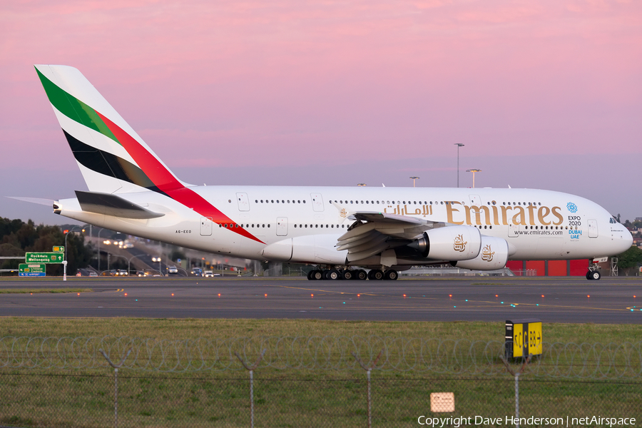 Emirates Airbus A380-861 (A6-EEO) | Photo 95351