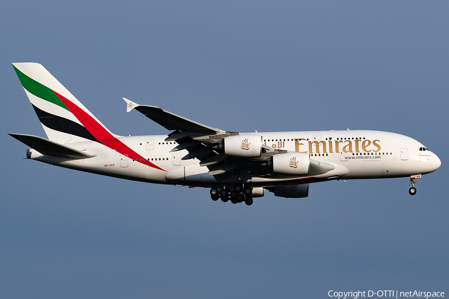 Emirates Airbus A380-861 (A6-EEP) | Photo 517896