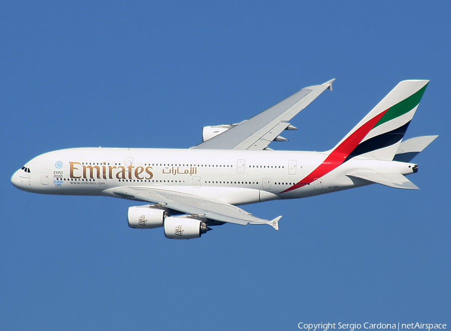 Emirates Airbus A380-861 (A6-EEQ) | Photo 79403