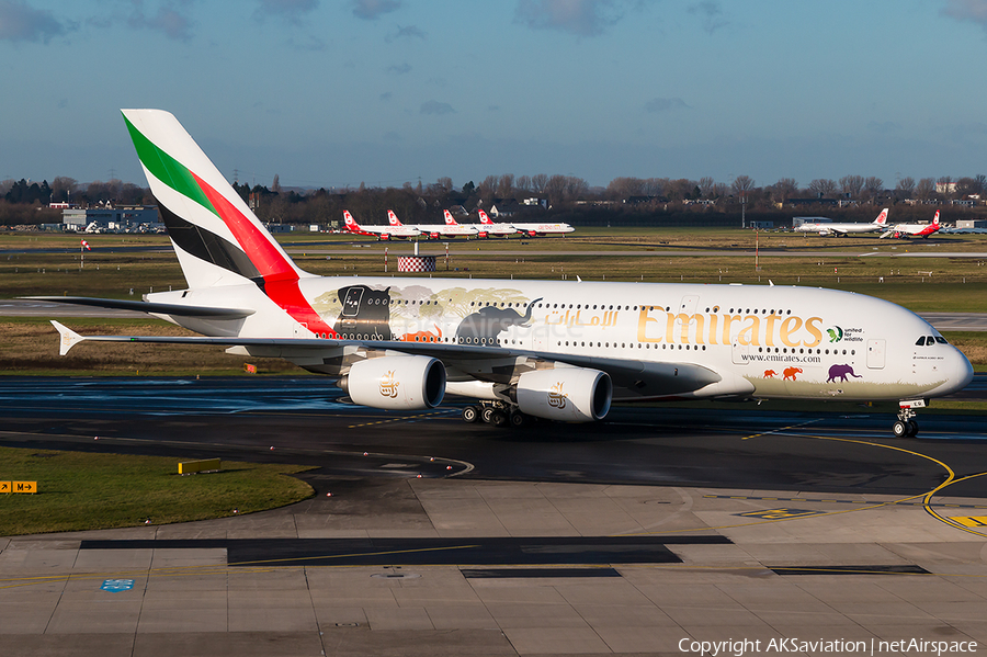 Emirates Airbus A380-861 (A6-EER) | Photo 216991