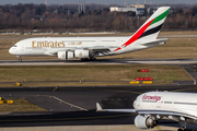 Emirates Airbus A380-861 (A6-EER) at  Dusseldorf - International, Germany