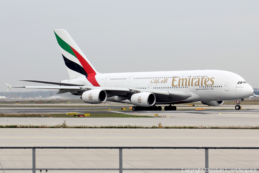 Emirates Airbus A380-861 (A6-EER) | Photo 129766