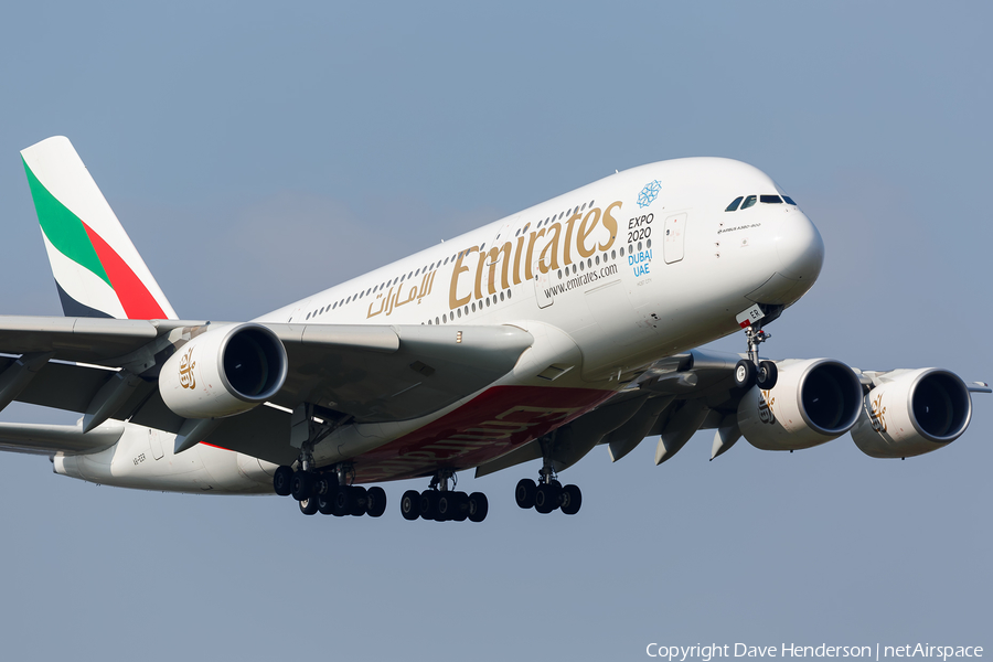 Emirates Airbus A380-861 (A6-EER) | Photo 145760
