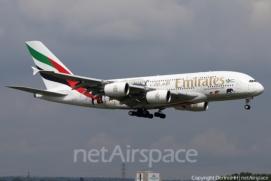 Emirates Airbus A380-861 (A6-EER) | Photo 447272