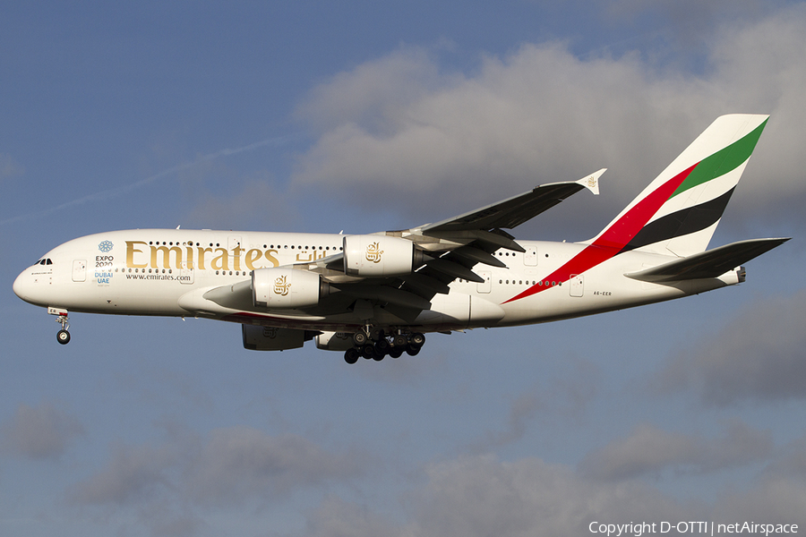 Emirates Airbus A380-861 (A6-EER) | Photo 474141