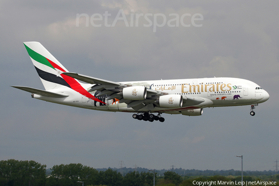 Emirates Airbus A380-861 (A6-EER) | Photo 553827