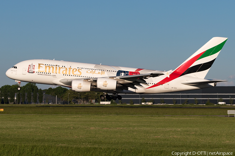 Emirates Airbus A380-861 (A6-EES) | Photo 166165