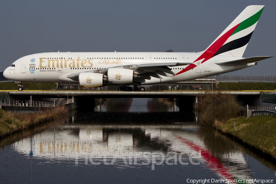 Emirates Airbus A380-861 (A6-EES) | Photo 227883