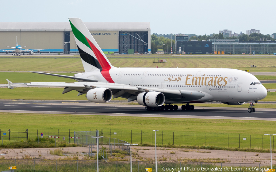 Emirates Airbus A380-861 (A6-EES) | Photo 350092