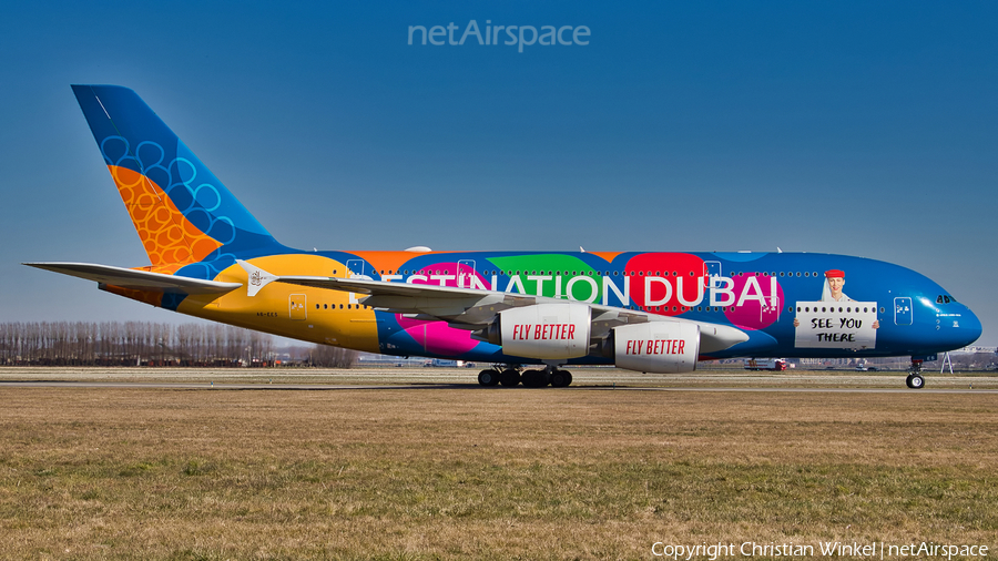 Emirates Airbus A380-861 (A6-EES) | Photo 679102