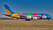 Emirates Airbus A380-861 (A6-EES) at  Amsterdam - Schiphol, Netherlands