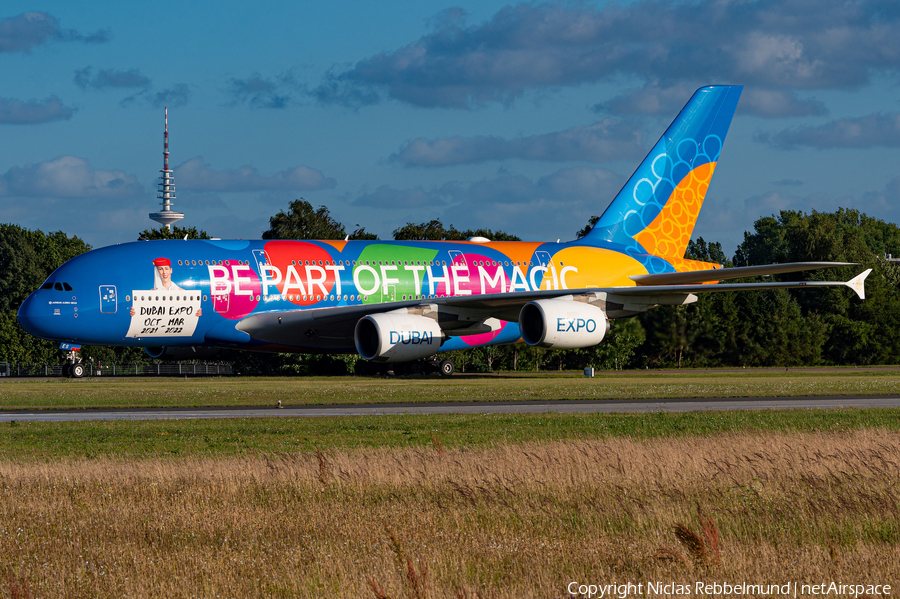 Emirates Airbus A380-861 (A6-EES) | Photo 516969