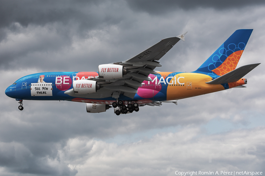 Emirates Airbus A380-861 (A6-EES) | Photo 623544