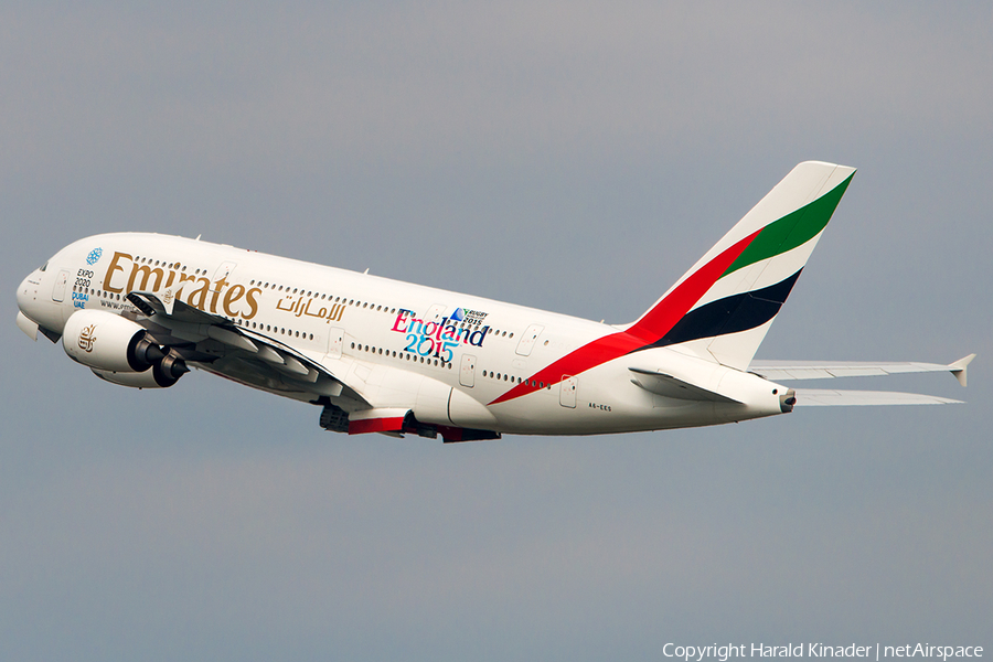 Emirates Airbus A380-861 (A6-EES) | Photo 307751