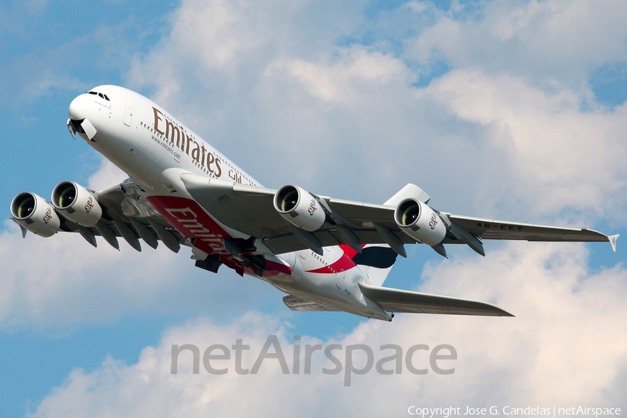 Emirates Airbus A380-861 (A6-EET) | Photo 122769