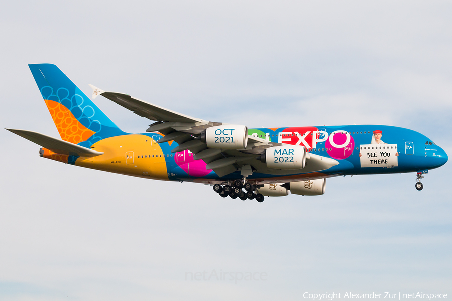 Emirates Airbus A380-861 (A6-EEU) | Photo 478314