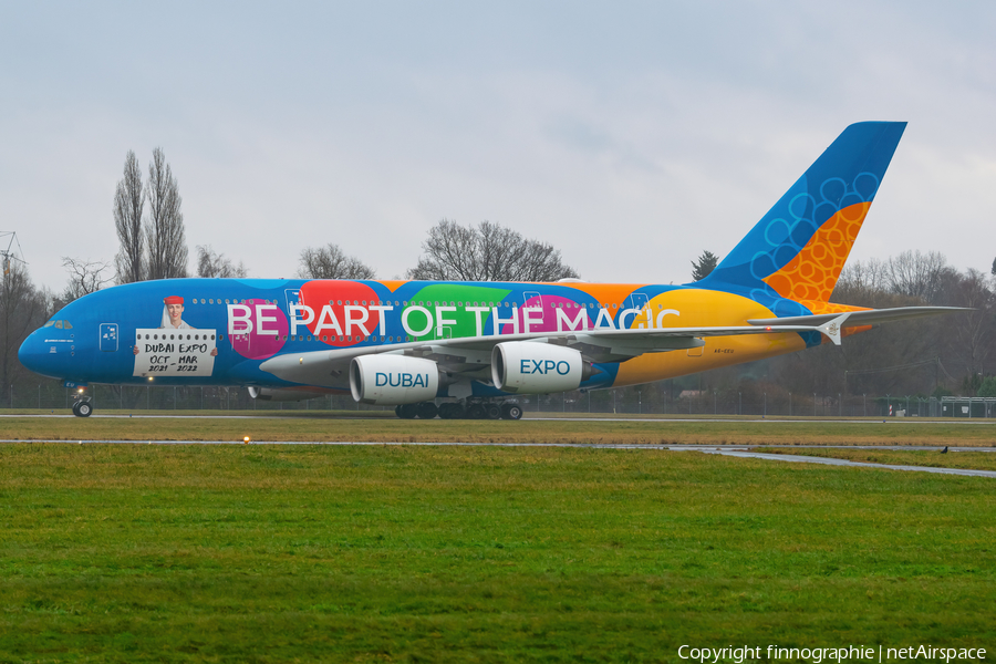Emirates Airbus A380-861 (A6-EEU) | Photo 487034