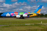 Emirates Airbus A380-861 (A6-EEU) at  Hamburg - Fuhlsbuettel (Helmut Schmidt), Germany