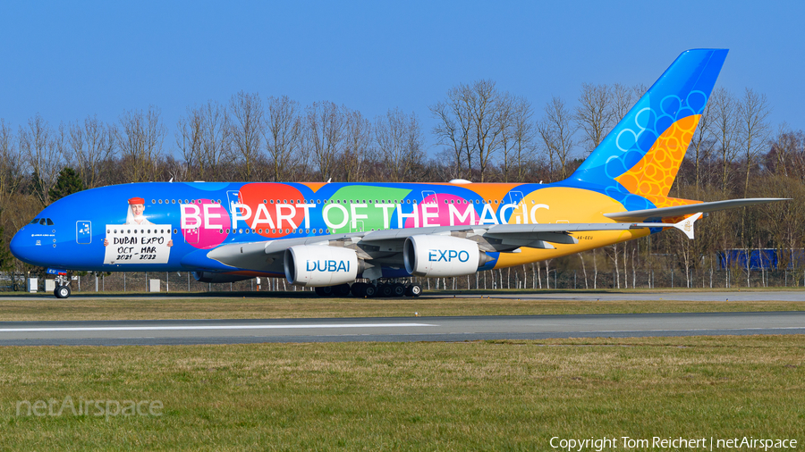 Emirates Airbus A380-861 (A6-EEU) | Photo 514591