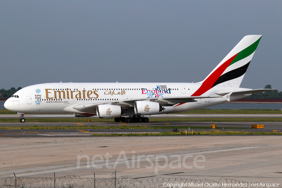 Emirates Airbus A380-861 (A6-EEU) | Photo 80077