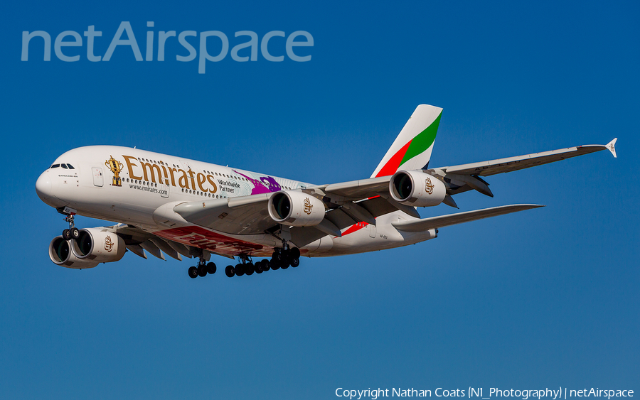Emirates Airbus A380-861 (A6-EEU) | Photo 361384