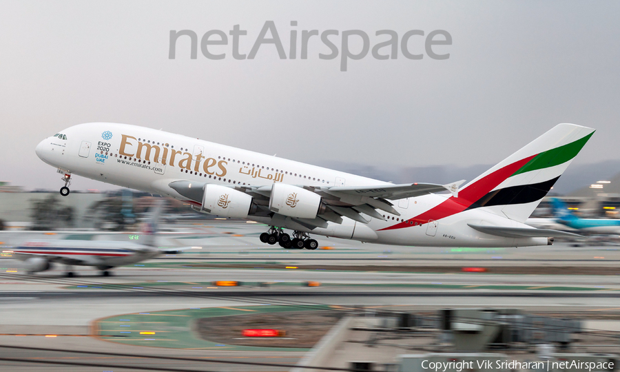 Emirates Airbus A380-861 (A6-EEU) | Photo 96100