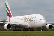 Emirates Airbus A380-861 (A6-EEU) at  Manchester - International (Ringway), United Kingdom