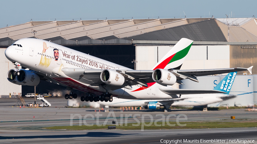 Emirates Airbus A380-861 (A6-EEU) | Photo 251671