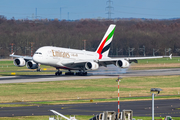 Emirates Airbus A380-861 (A6-EEV) at  Dusseldorf - International, Germany