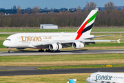 Emirates Airbus A380-861 (A6-EEV) at  Dusseldorf - International, Germany