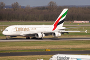 Emirates Airbus A380-861 (A6-EEV) at  Dusseldorf - International, Germany