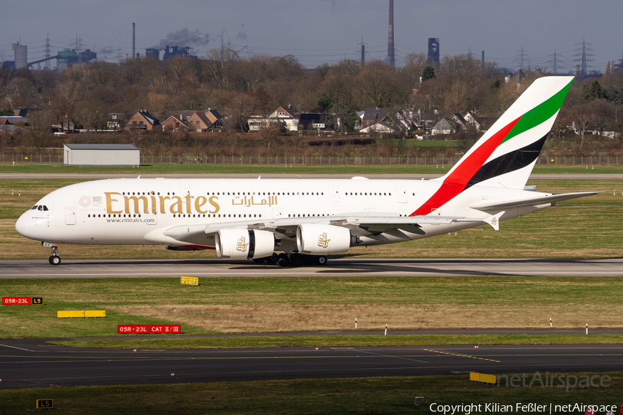 Emirates Airbus A380-861 (A6-EEV) | Photo 495879