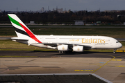 Emirates Airbus A380-861 (A6-EEV) at  Dusseldorf - International, Germany