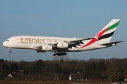 Emirates Airbus A380-861 (A6-EEV) at  Hamburg - Fuhlsbuettel (Helmut Schmidt), Germany