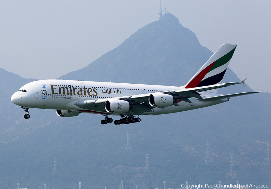 Emirates Airbus A380-861 (A6-EEV) | Photo 48590