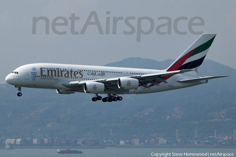 Emirates Airbus A380-861 (A6-EEV) | Photo 60036