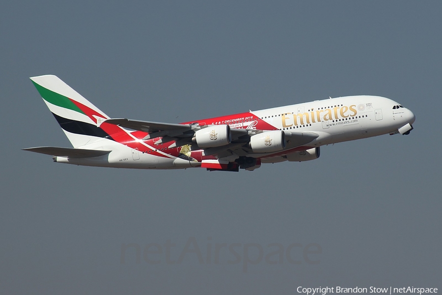 Emirates Airbus A380-861 (A6-EEV) | Photo 344622