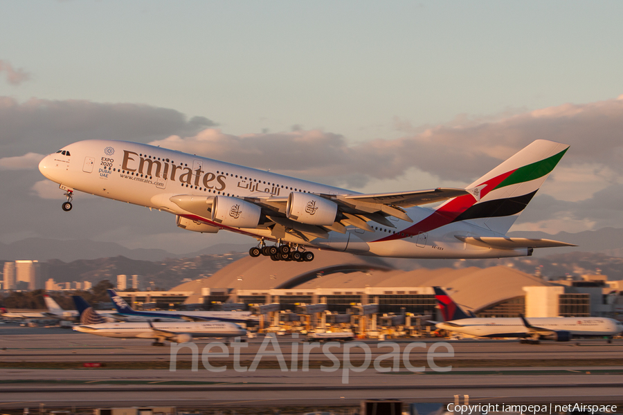 Emirates Airbus A380-861 (A6-EEV) | Photo 103020
