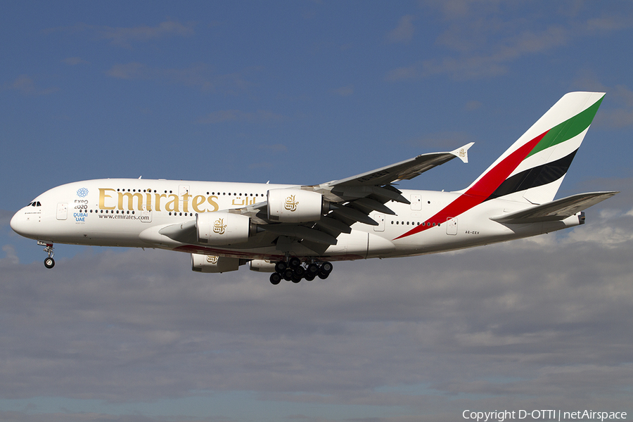 Emirates Airbus A380-861 (A6-EEV) | Photo 469756