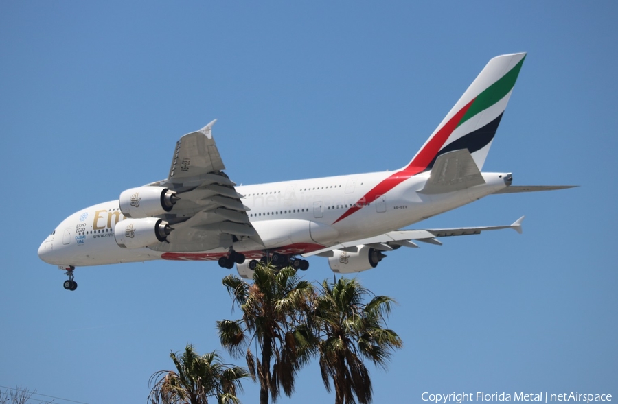 Emirates Airbus A380-861 (A6-EEV) | Photo 516103