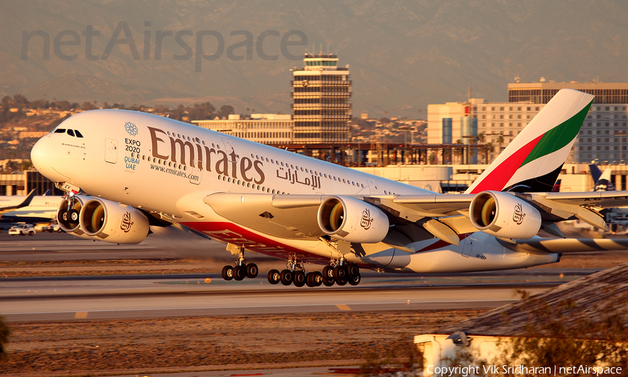 Emirates Airbus A380-861 (A6-EEV) | Photo 92755