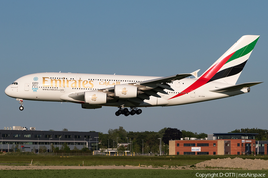 Emirates Airbus A380-861 (A6-EEW) | Photo 167018
